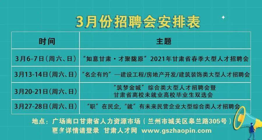 兰州雁滩地区最新招聘信息概览